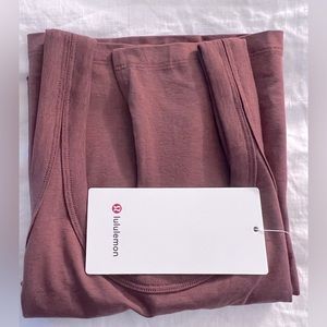 NWT Lululemon Classic-Fit Cotton-Blend Scoop Dress in Ancient Copper